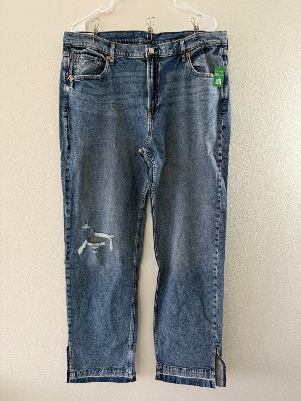 33T 16T GAP Mid Rise 90’s Loose Jeans Women’s 33 16 Tall 570868 NWT - Picture 8 of 15